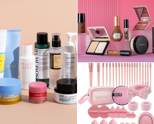 My favorite beauty recs cover photo collage