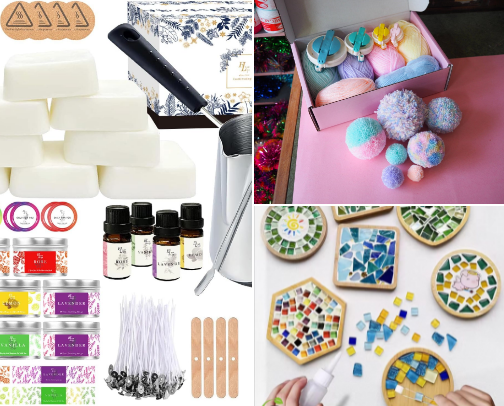 Cosy hobbies to take you offline cover photo collage