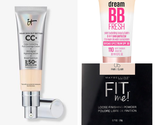 Makeup I actually use cover photo collage