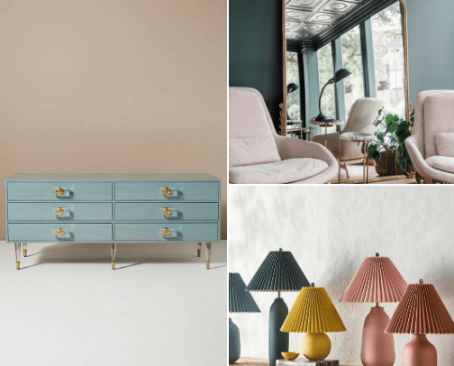 Furnitures & home decors cover photo collage
