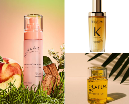 hair products recommendations ✨ cover photo collage