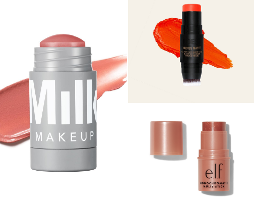 🌸 Best Blush Sticks for a Natural, Glowy & Fresh Cheek Look ✨ cover photo collage