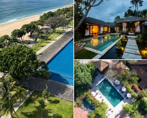 The Best & Most Worth-It Hotels and Villas Around the World cover photo collage