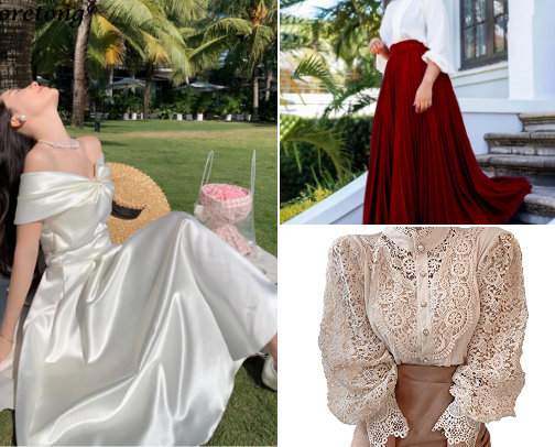 Stylish dress for pretty girls cover photo collage