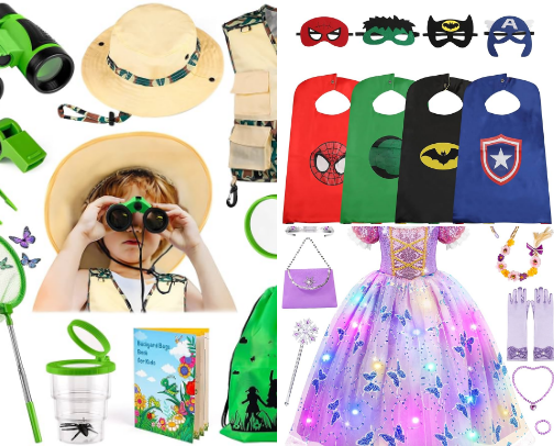 Kids costumes cover photo collage