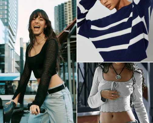 Fashionable Sweaters cover photo collage