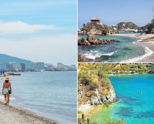 My top Colombian beaches in Santa Marta cover photo collage