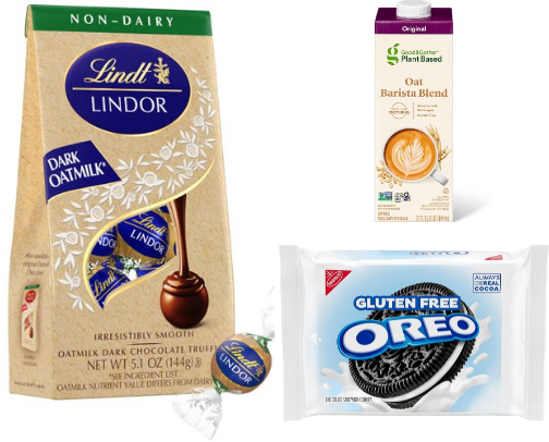 Nondairy faves cover photo collage