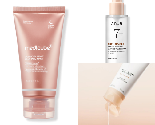 my fav korean skincare for glow cover photo collage