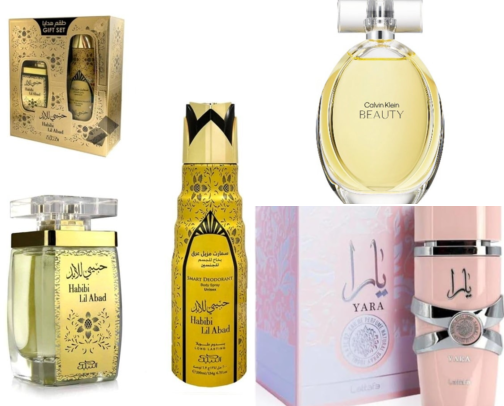 Perfumes cover photo collage