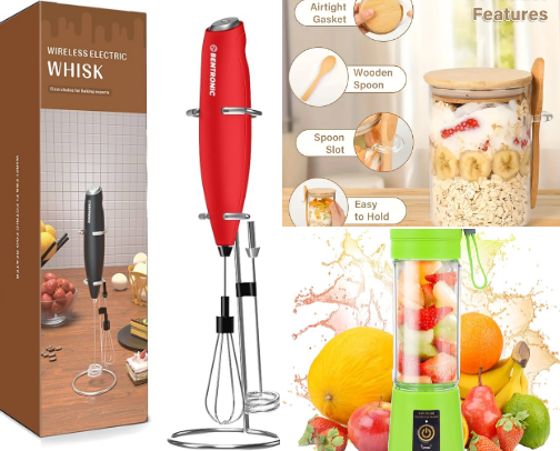 Kitchen necesseties cover photo collage