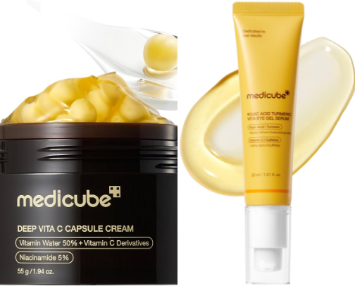 Medicube skin care must haves! cover photo collage