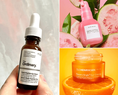 eye creams & treatments cover photo collage