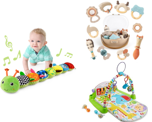 Development Toys for Babies cover photo collage