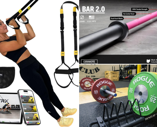 My Bougie Home Garage Gym Setup cover photo collage