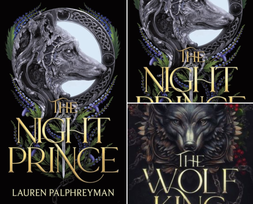 Read Online - The Night Prince: The Wolf King, Book 2 dark romantasy picks cover photo collage