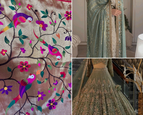 Indian dresses 👗 cover photo collage