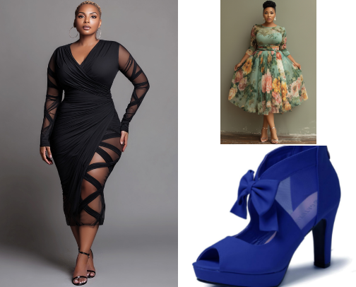 Plus sized fashion For Models & those who want to look like them! cover photo collage