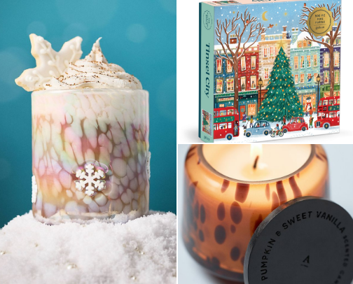 Cozy Gift Guide For Her Under $25 cover photo collage