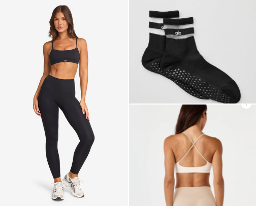 What you’ll find in my closet: Yoga and Pilates Edition cover photo collage