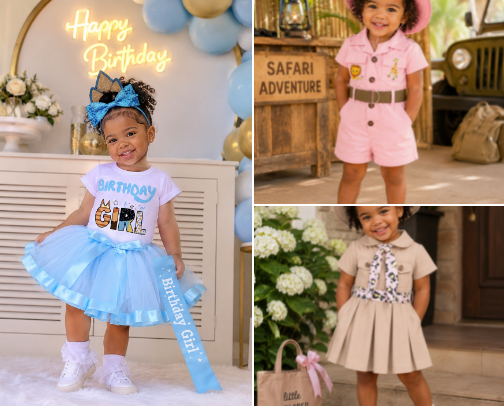 Toddler Birthday Outfits cover photo collage