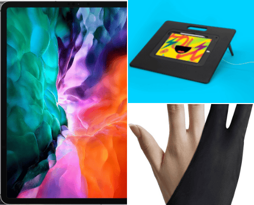 Digital artist must haves cover photo collage