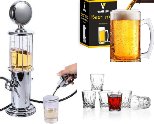 Beer gun cover photo collage