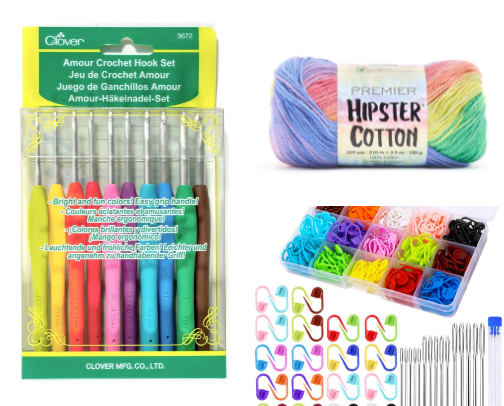 Crochet Starter Kit cover photo collage