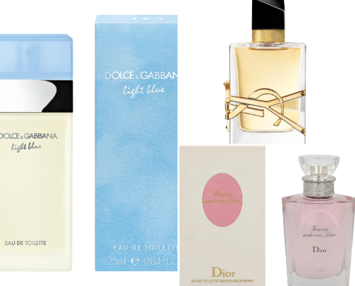 My fav perfumes cover photo collage