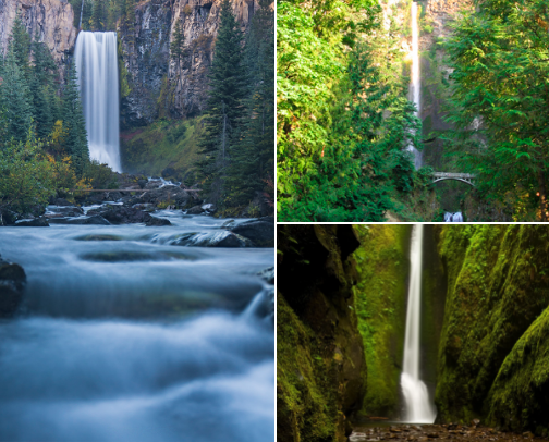 Chasing Waterfalls in Oregon cover photo collage