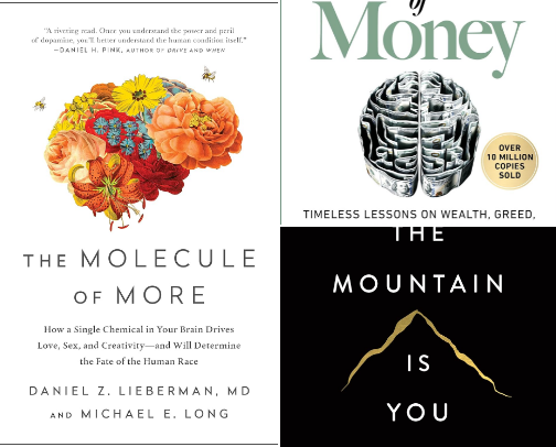 Books for Personal Growth, Creativity & Reinvention cover photo collage