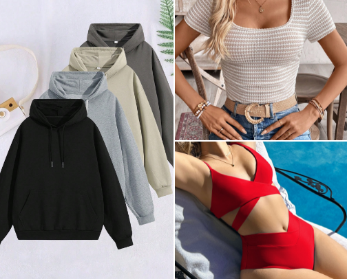 Women Shein Haul cover photo collage