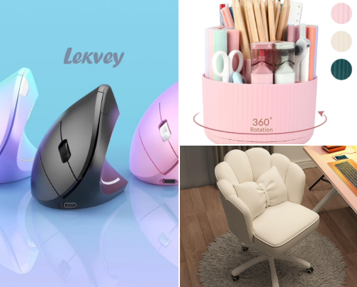 WFH Essentials | Cozy & Productive cover photo collage