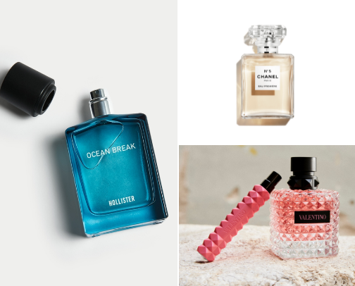 Fragrance cover photo collage