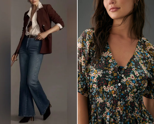 A stylish jumpsuit collab between Anthropologie and Gal Meets Glam cover photo collage