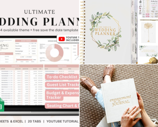 Step 1: Wedding Planning cover photo collage