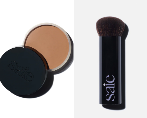 Makeup products cover photo collage