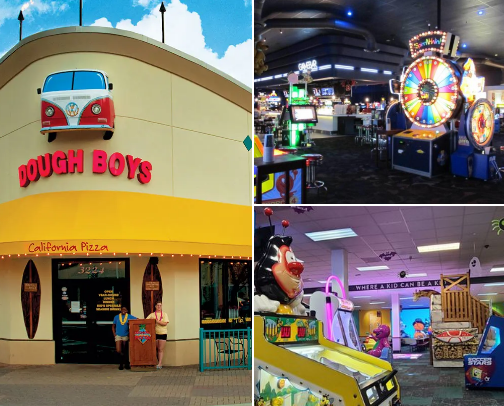 Virginia Beach food & inside entertainment when you want to cool off! cover photo collage