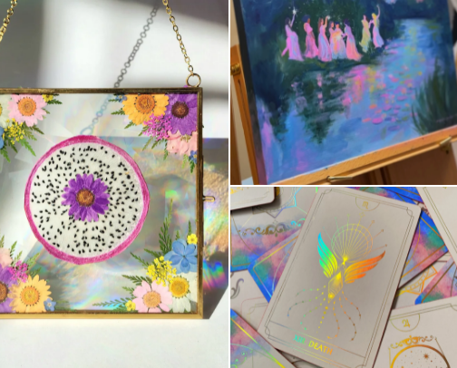 Rainbow 🌈 🐠🌺 cover photo collage