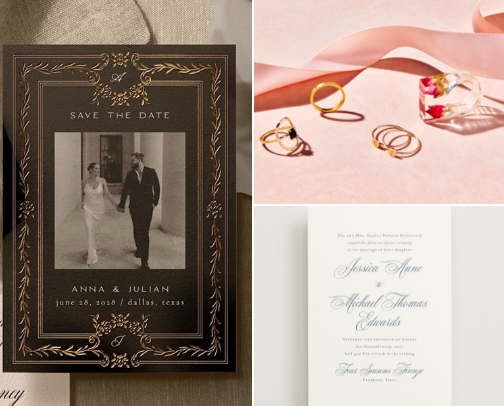 Wedding Details cover photo collage