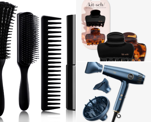 Hair Styling tools✨💇🏾‍♀️ cover photo collage