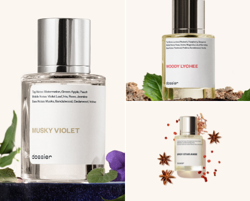 Dossier Perfumes cover photo collage