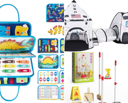 Toddler play cover photo collage