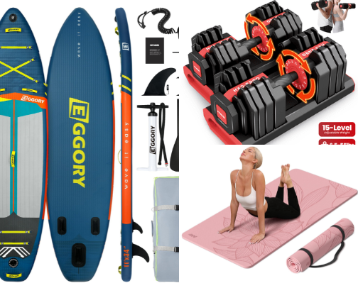 Sports & fitness cover photo collage