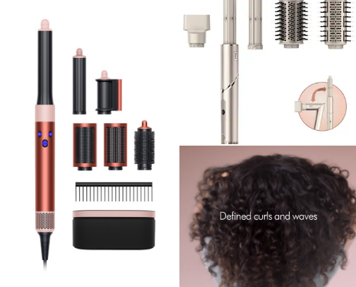 Hair tools cover photo collage