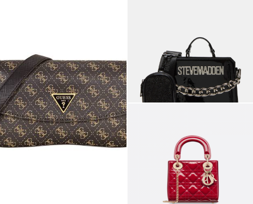 Bags for everyone🤍 cover photo collage