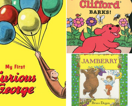 baby’s favorite books cover photo collage