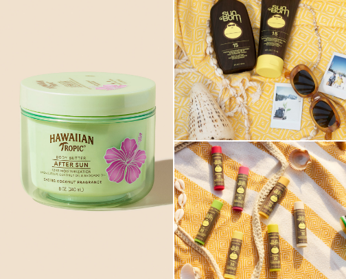 Top tier tanning essentials that will make you jaw dropping tan! 🌞🥥 cover photo collage