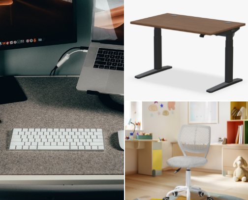 15 Aesthetic Desk Setup Essentials to Skyrocket Your Productivity cover photo collage