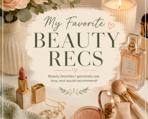 My favorite beauty recs cover photo collage